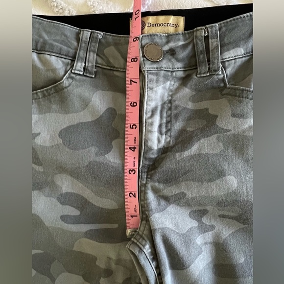 Democracy Ab Technology Olive Camo Pants Zipper Size 8 - Picture 12 of 14